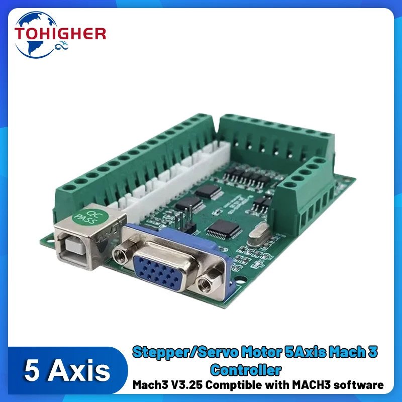 5-assige interfacekaart Mach3  - 5 Axis Cnc Breakout Board Interface Mach3 recensie en prijs