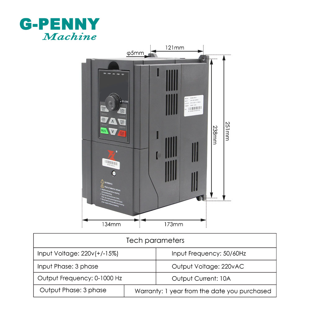 2,2 kW ER20 D80 metalen spinde - 2.2Kw Water Cooled Spindle Kit Vfd recensie en prijs